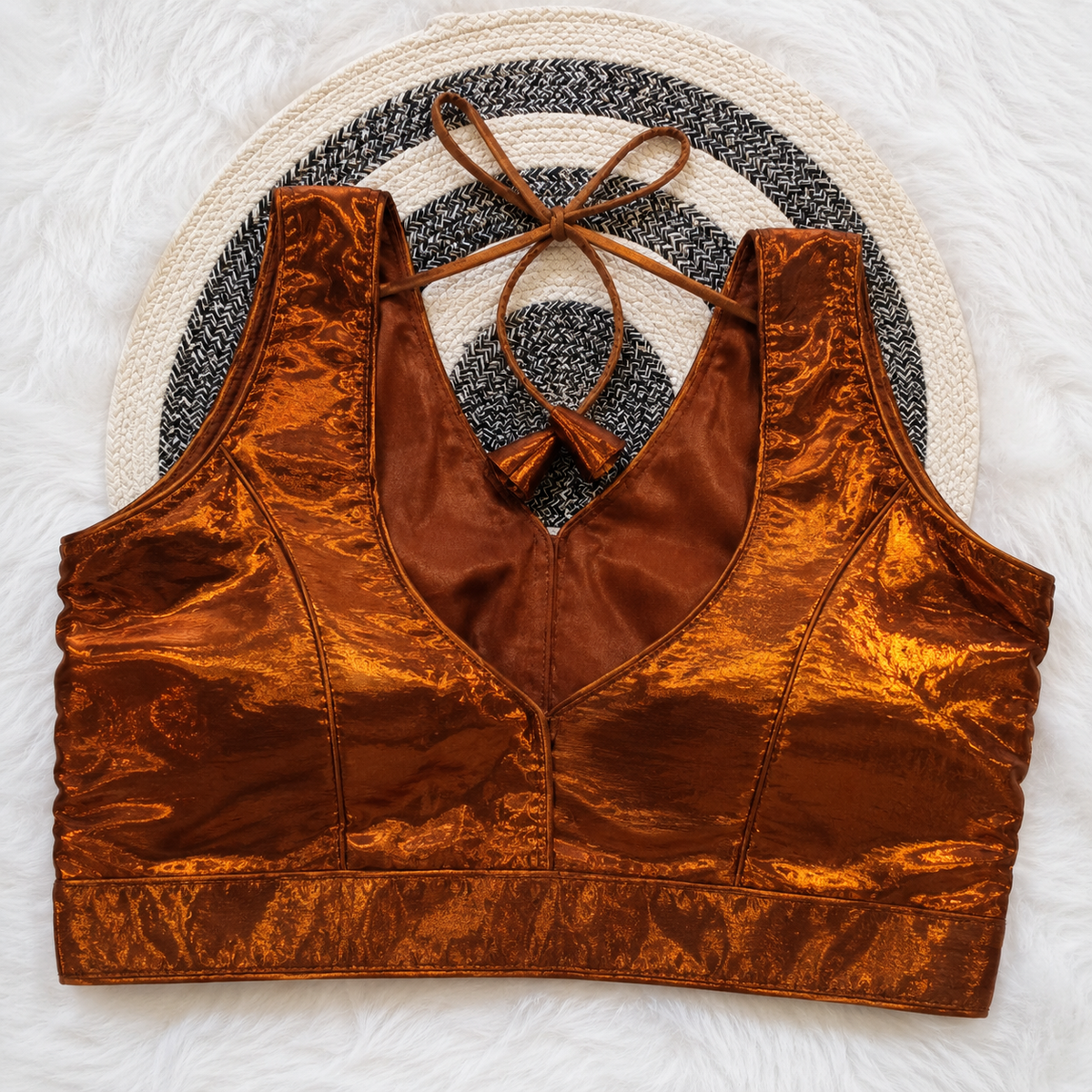 Primium Glossy Satin Blouse ✨