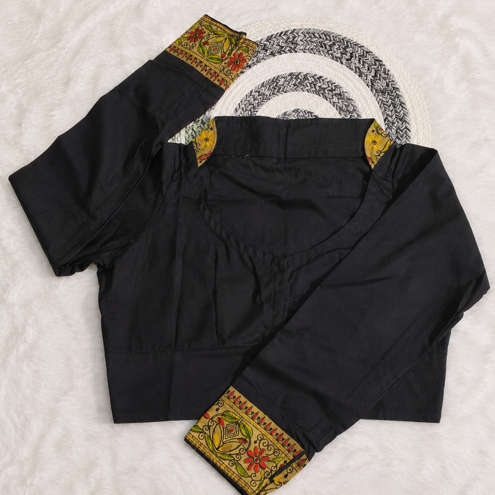 Elegant black desinger blouse