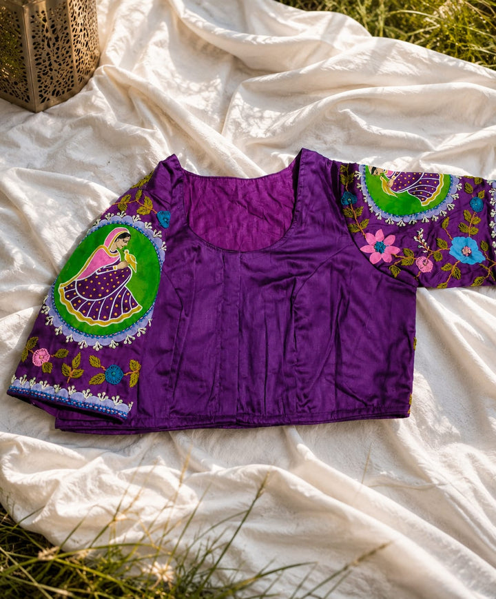 Pholpari Hand-painted blouse